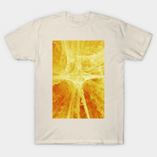 Star Light Fire Burst Abstract Artwork T-Shirt